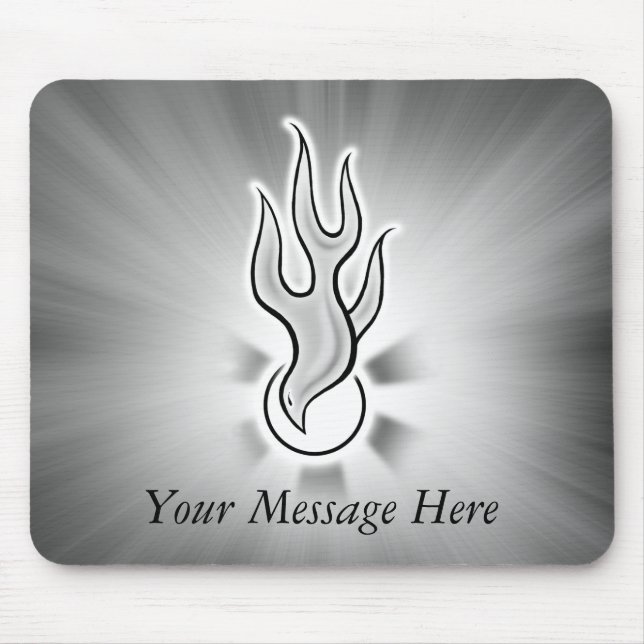 Holy Spirit Dove Flame Design Mouse Mat (Front)
