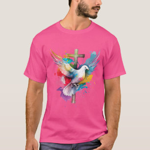 Holy Spirit Dove Praise Jesus Pentecost T-Shirt