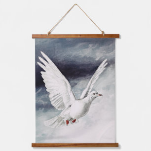 Holy Spirit Dove Religious Confirmation and Peace  Hanging Tapestry