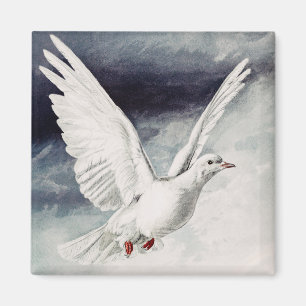 Holy Spirit Dove Religious Confirmation and Peace Magnet