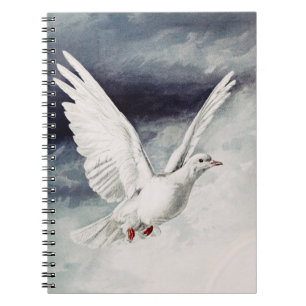 Holy Spirit Dove Religious Confirmation and Peace  Notebook