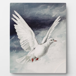 Holy Spirit Dove Religious Confirmation and Peace Plaque
