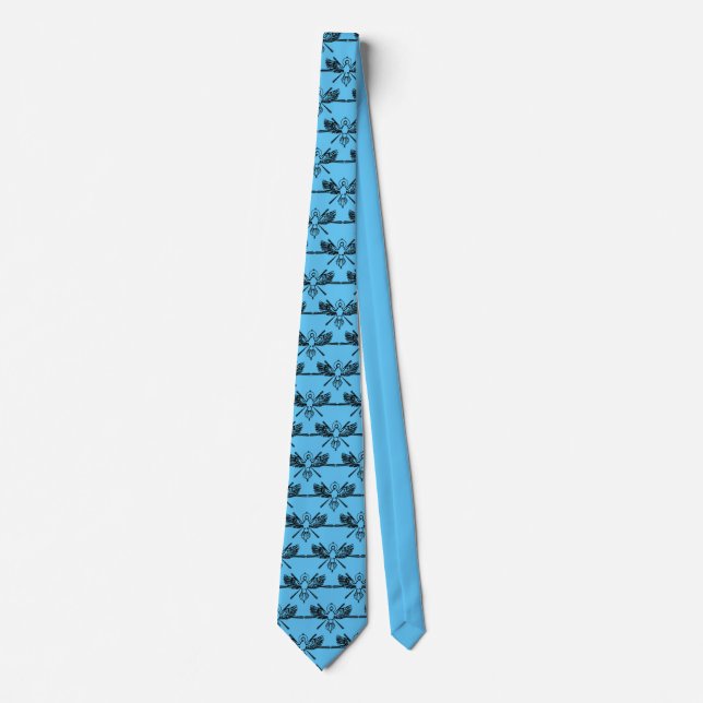 Holy Spirit Dove Religious Confirmation and Peace  Tie (Front)
