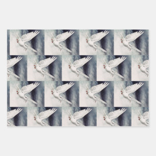 Holy Spirit Dove Religious Confirmation and Peace  Wrapping Paper Sheet