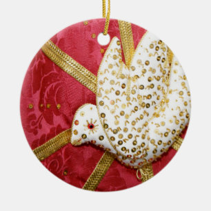 Holy Spirit doves Ceramic Tree Decoration