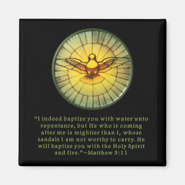 Holy Spirit Fire Magnet (Front)