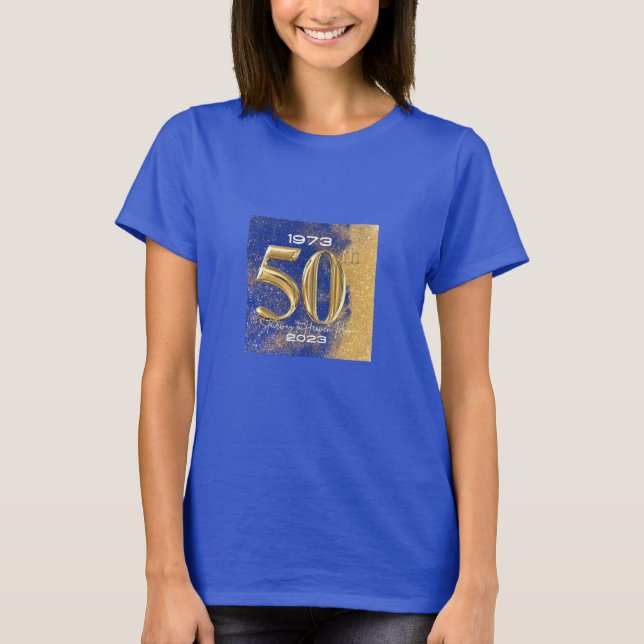 Holy Spirit High School 50th Reunion Tee Shirt (Front)