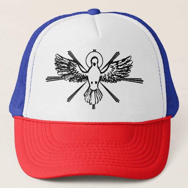 Holy Spirit in form of dove Trucker Hat (Front)
