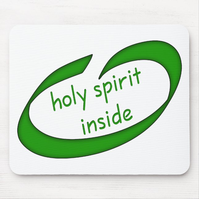 Holy Spirit Inside Christian Mouse Mat (Front)