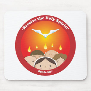 Holy Spirit Pentecost Mouse Mat
