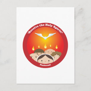 Holy Spirit Pentecost Postcard