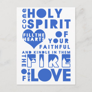 Holy Spirit Prayer Postcard