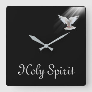 Holy Spirit Square Wall Clock
