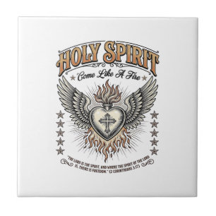 Holy Spirit Vintage Engraving Winged Heart Shirt_1 Tile