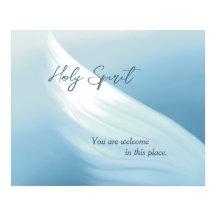 Holy Spirit You Are Welcome Canvas Print