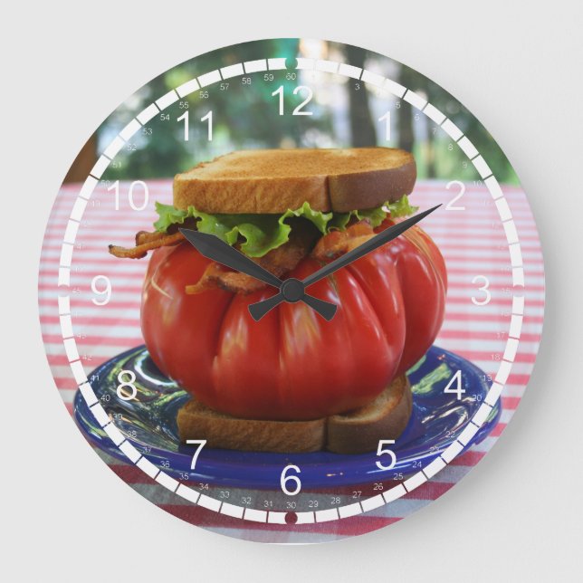 Holy Tomato! Large Clock (Front)