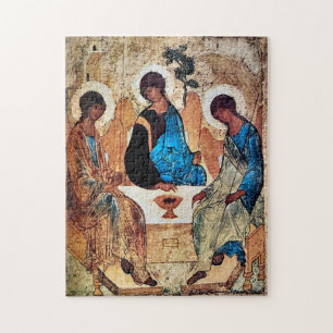 Holy Trinity by Andrei Rublev Jigsaw Puzzle