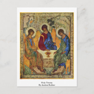 Holy Trinity By Andrei Rublev Postcard
