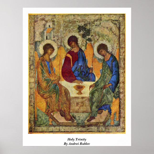 Holy Trinity By Andrei Rublev Poster (Front)