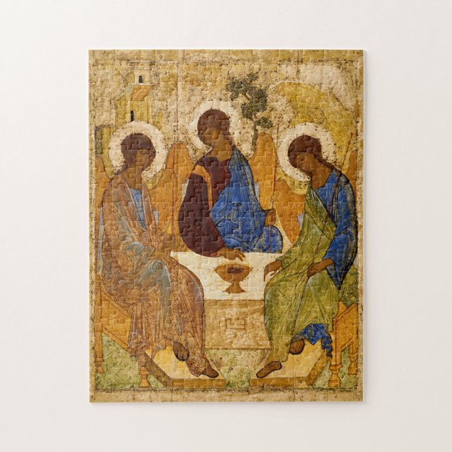 Holy Trinity by Andrey Rublev Jigsaw Puzzle (Vertical)