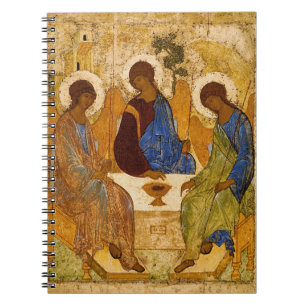 Holy Trinity by Andrey Rublev Notebook