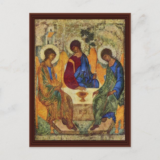 Holy Trinity By Rublã«V Andrej Postcard (Front)