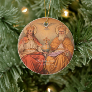 Holy Trinity Ceramic Tree Decoration