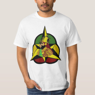 Holy Trinity Haile Selassie Rastafari by Jah Key T-Shirt