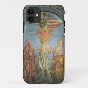 Holy Trinity with St. Jerome (fresco) iPhone 11 Case