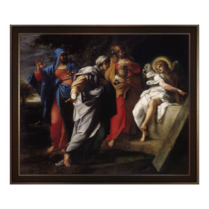 Holy Women at Christ's Tomb by Annibale Carracci Photo Print