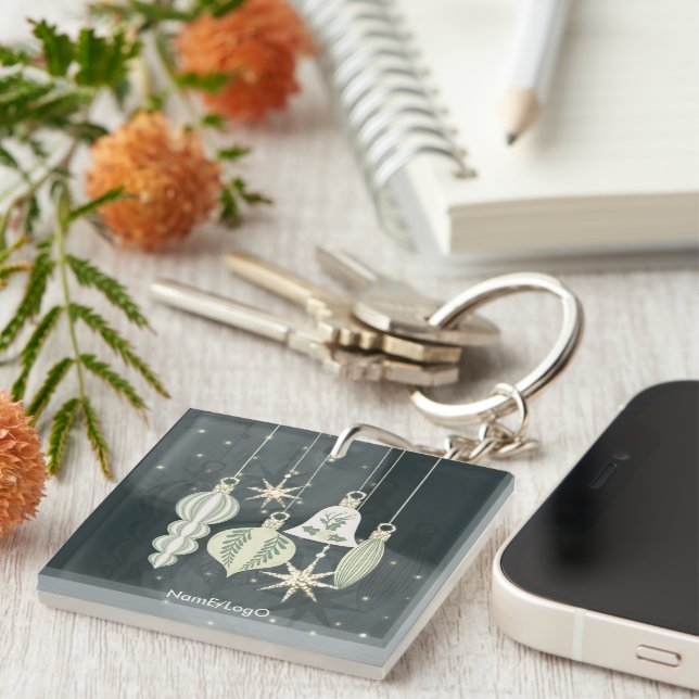 holydays_3_jingle bell acrylic key ring (Front Right)