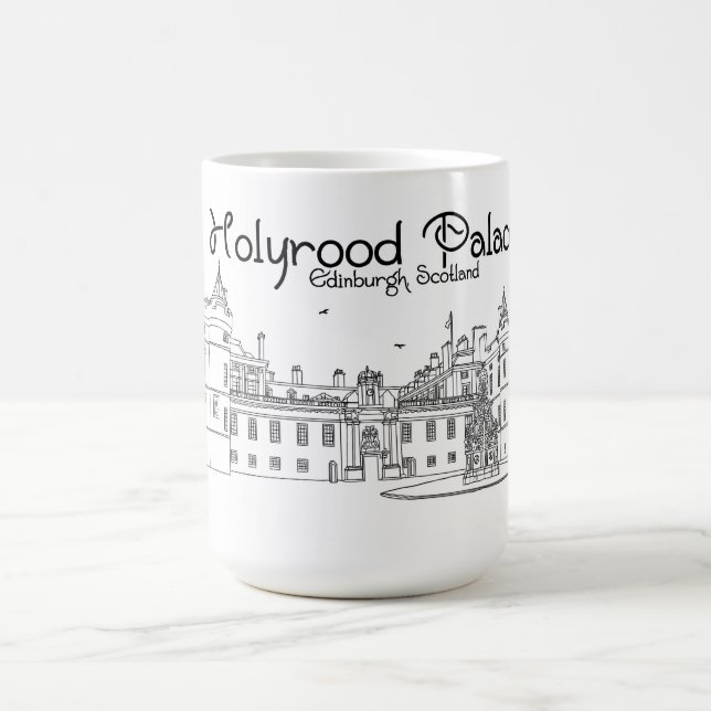 Holyrood Palace Scotland  Coffee Mug (Center)