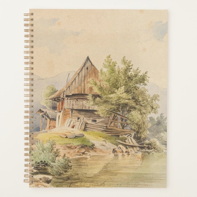 Holzhütte am See – Carl Lafite Planner (Front)