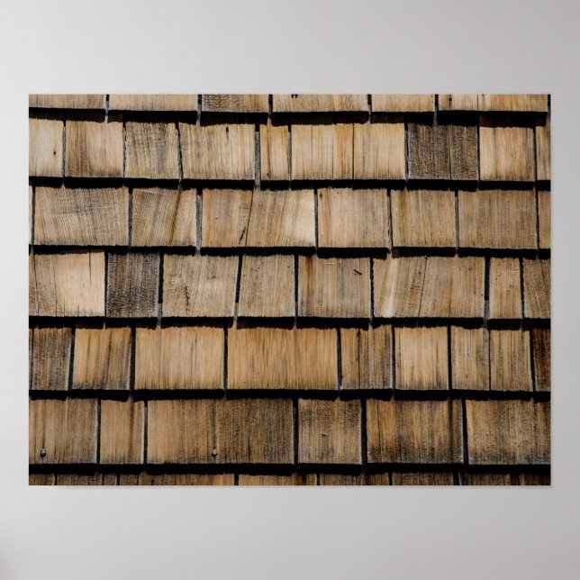 Holzschindeln Poster (Front)