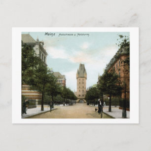 Holzstrasse, Mainz, Germany Vintage Postcard