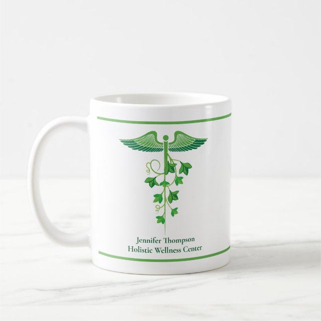 Homaeopathic Medicine Wellness Centre Naturopath Coffee Mug (Left)