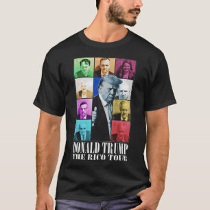Homage Donald Trump The Rico Tour Vintage Style T-Shirt