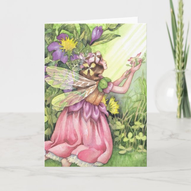 Homage - Fairy Greeting Card (Front)