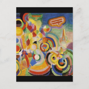 Homage to Bleriot by Robert Delaunay Postcard