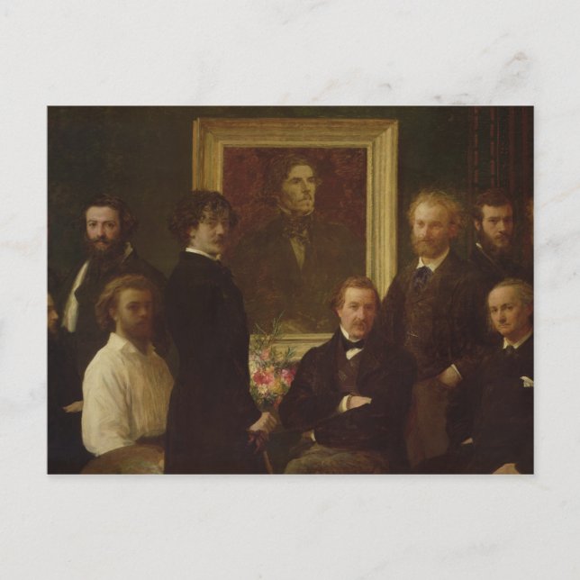 Homage to Delacroix, 1864 Postcard (Front)