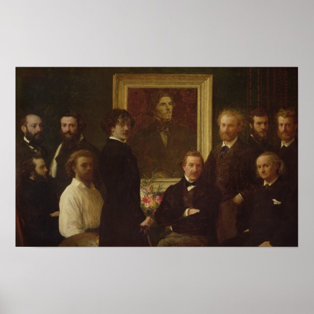 Homage to Delacroix, 1864 Poster (Front)