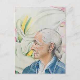 Homage to Georgia O'Keeffe  Card