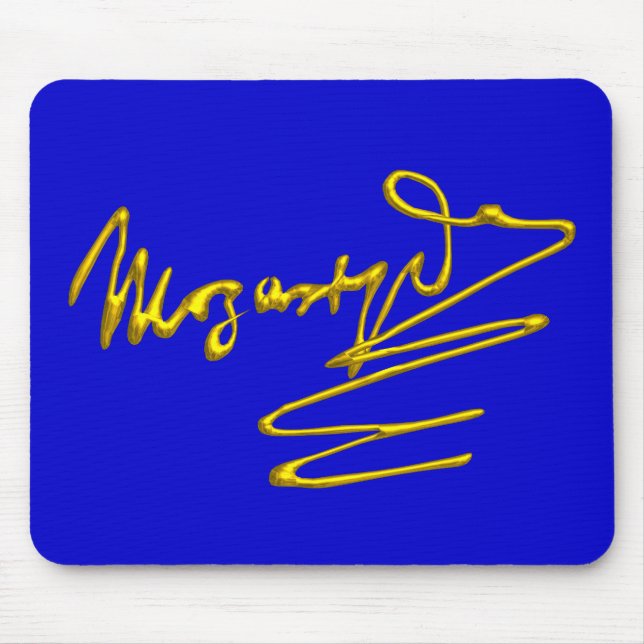 HOMAGE TO MOZART MOUSE MAT (Front)