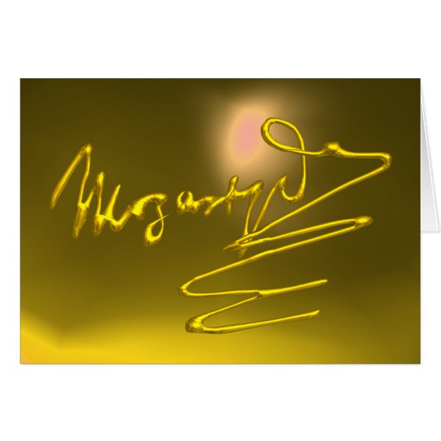 HOMAGE TO MOZART, Yellow Topaz (Front Horizontal)