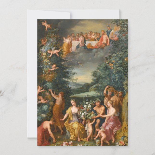 Homage to the Goddess Flora, A Feast of the Gods (Front)