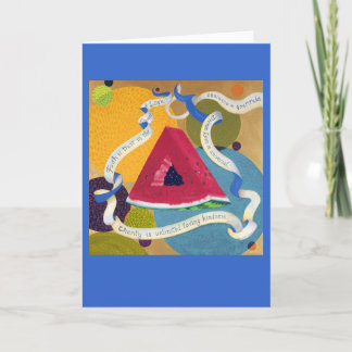 Homage to the Prayer Triangle CARD