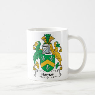 Homan Family Crest Coffee Mug