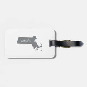 Home <3 Massachusetts Luggage Tag