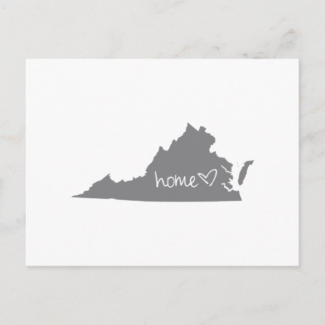Home <3 Virginia Postcard (Front)