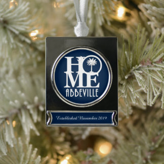 HOME Abbeville SC custom ornament